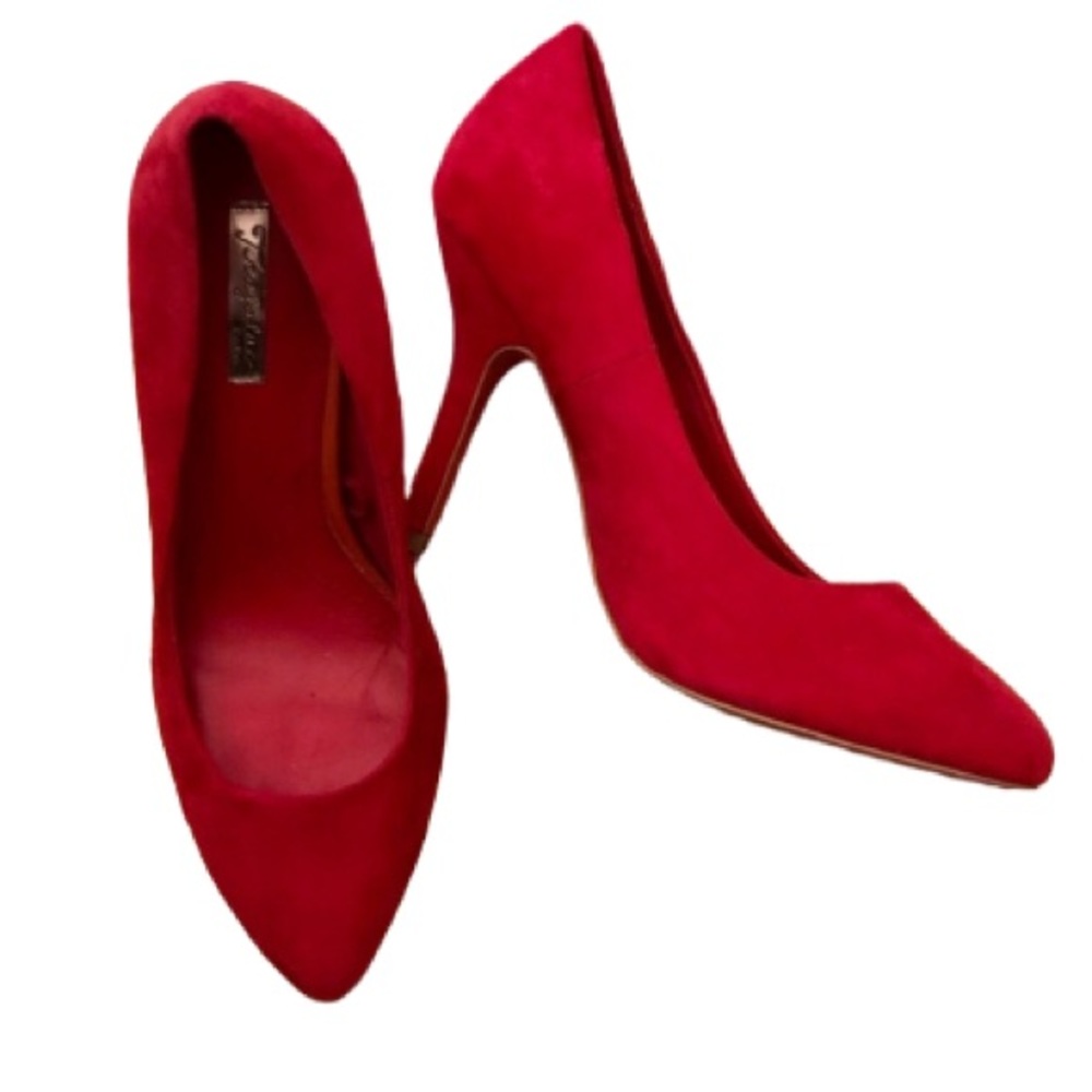 Zara All Red Heels